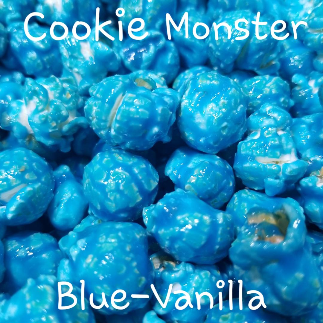 1 lb Light Blue Candy Coated Popcorn Vanilla Flavored (1lb Bag